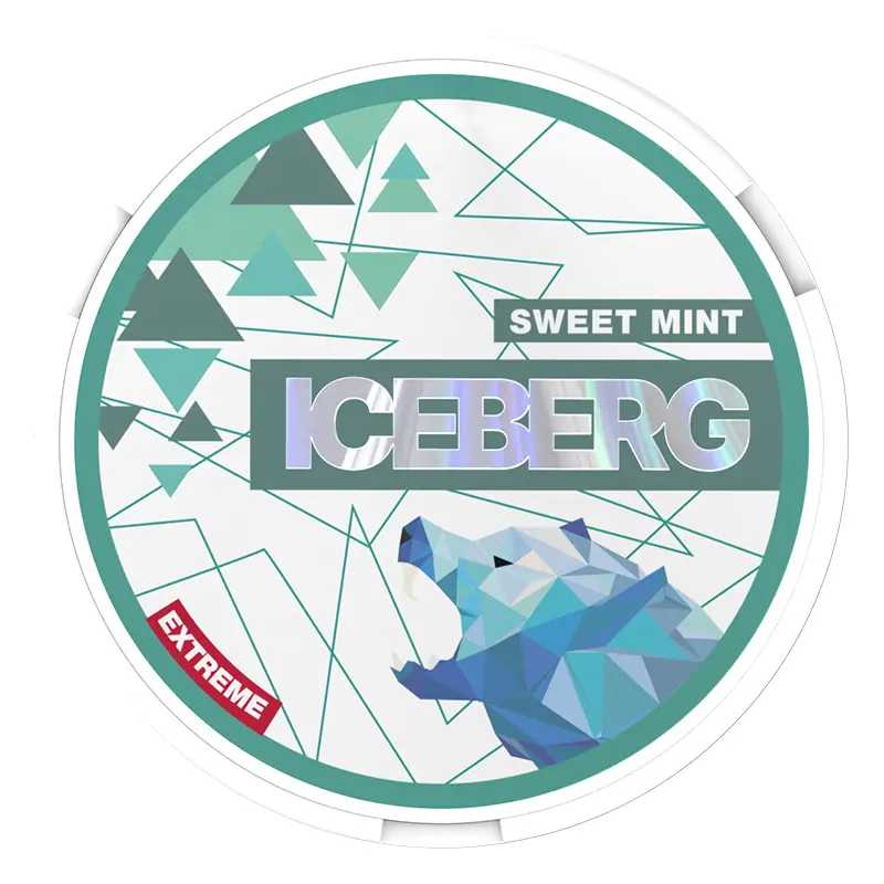  Sweet Mint Extreme Nicotine Pouches by Ice Berg 50mg/g 